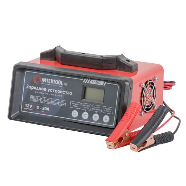 Зарядное устройство Intertool AT-3021 c режимом десульфатации аккумулятора 12 В 5/10/15/20 А 230 В (8918555) - фото 4