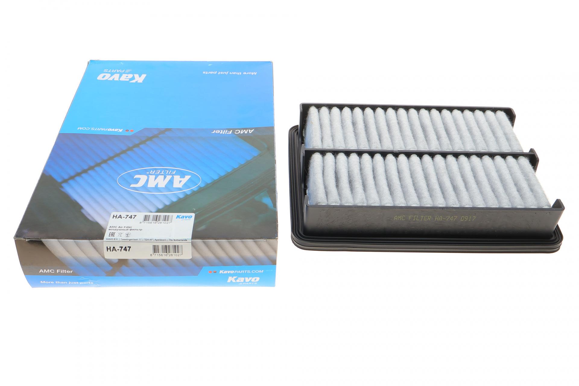 Фильтр воздушный KAVO PARTS для Hyundai ix35 Fuel Cell 14- (HA-747)