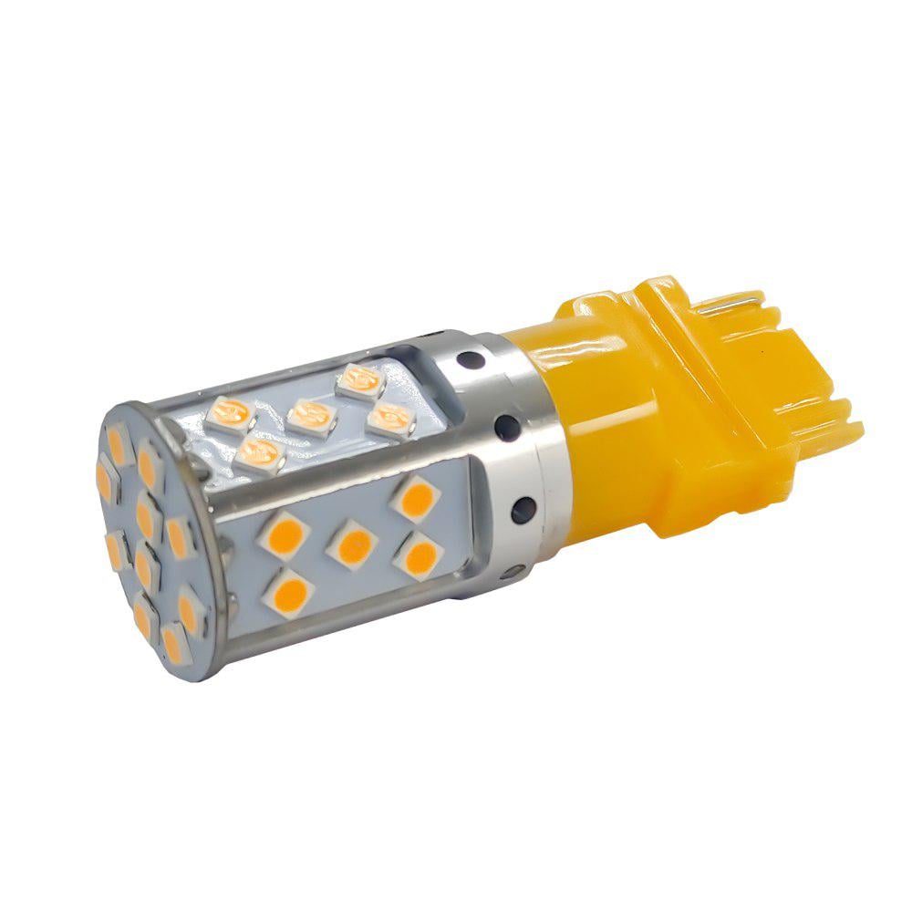 Лампа светодиодная 3156 AVolt T25-3030-35SMD Canbus Желтый (14511)