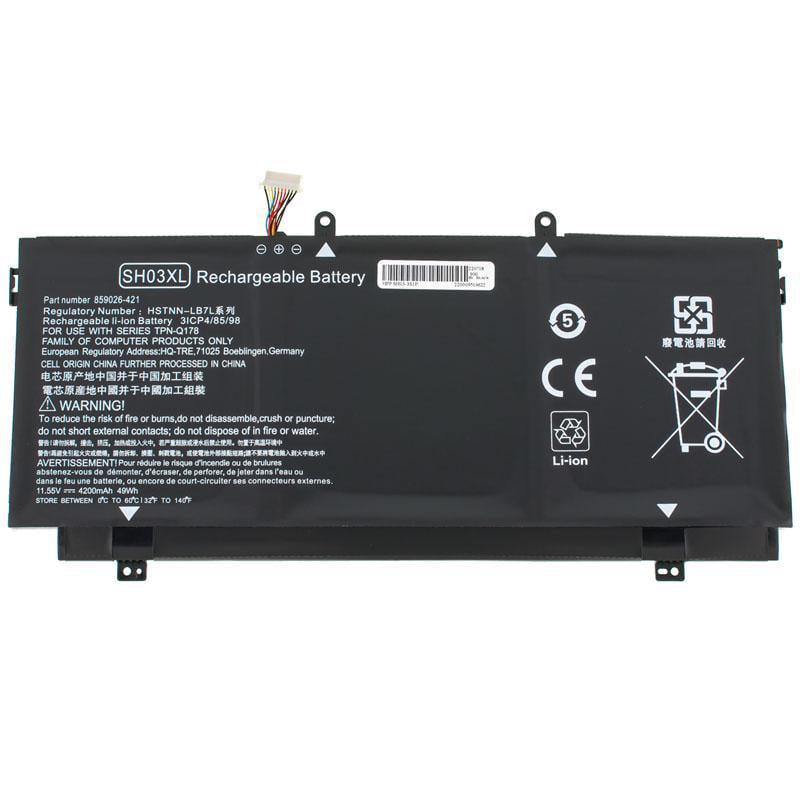 Аккумулятор для ноутбука HP Spectre X360 13-AC 4200 mAh 11,55V (120153)