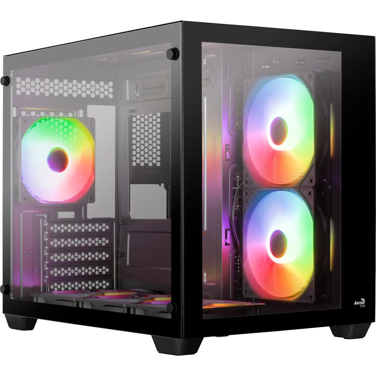 Корпус для ПК AeroCool Dryft Mini Mini-Tower no PSU MicroATX/Mini-ITX ARGB Black (ACCS-ES02163.11)