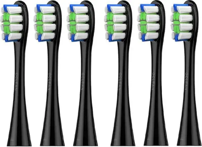 Насадки для зубної щітки Oclean Professional Clean Brush Head for On SE Air X F1 P1C5 B06 6 шт. Black - фото 2