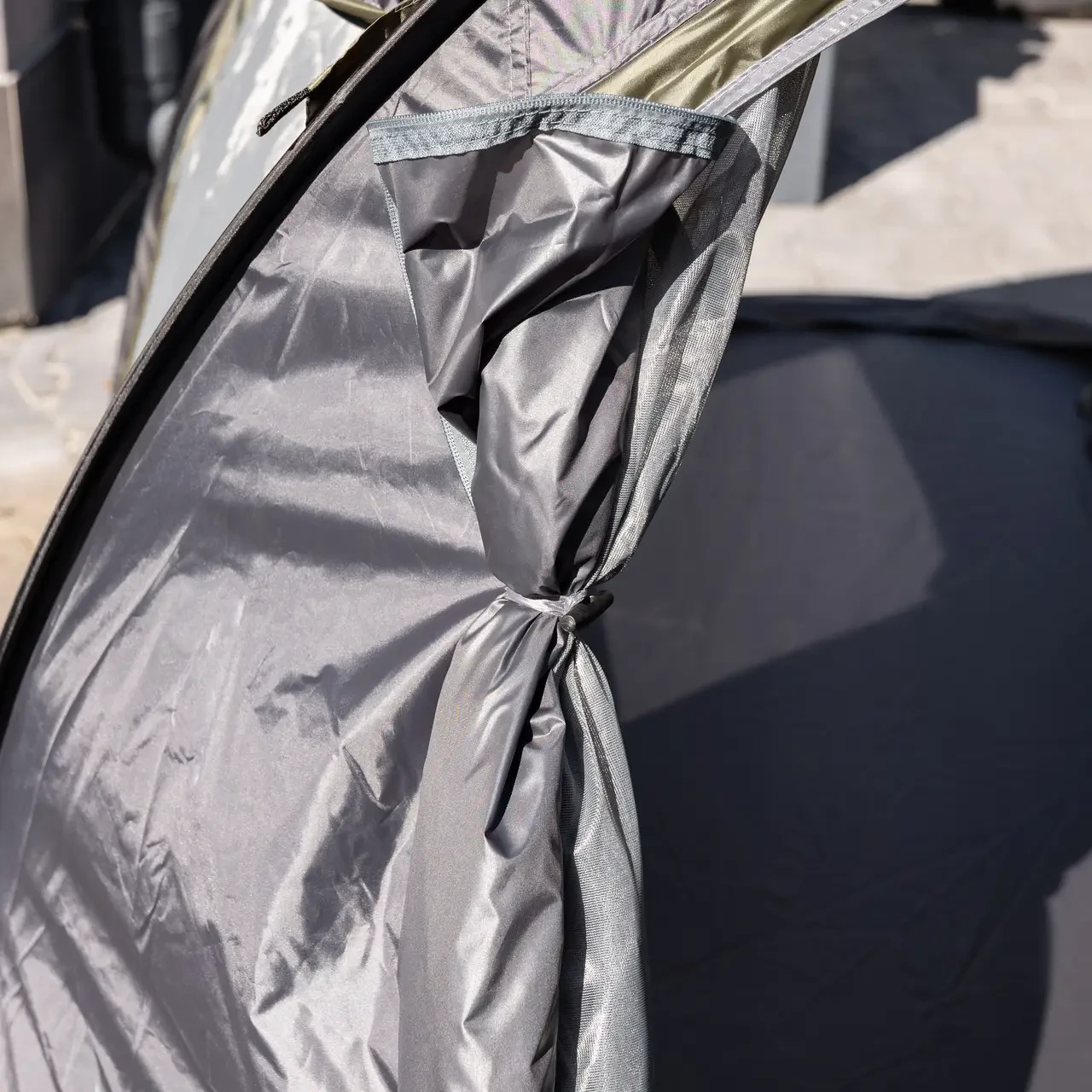 Намет туристичний для кемпінгу 2 місний саморозкладний 2,45х1,45 м - фото 5