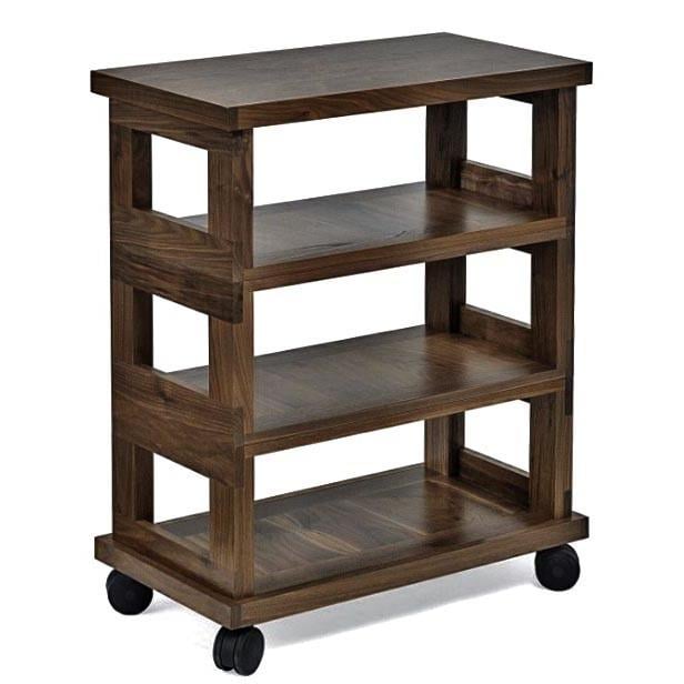 Этажерка для ванной из дерева на колесиках Жараден Робуста (АБТ-007636)