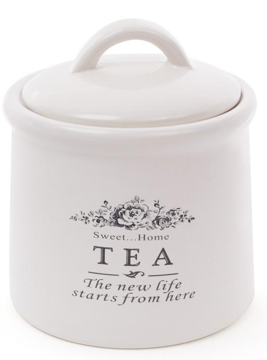 Банка керамическая Sweet Home TEA 600 мл для хранения чая (BD-875-319)