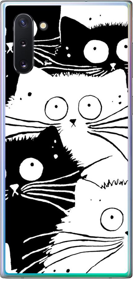 Чехол на Samsung Galaxy Note 10 Коты v2 (3565m-1718-42517) Чехол на Samsung Galaxy Note 10 Коты v2 (3565m-1718-42517)