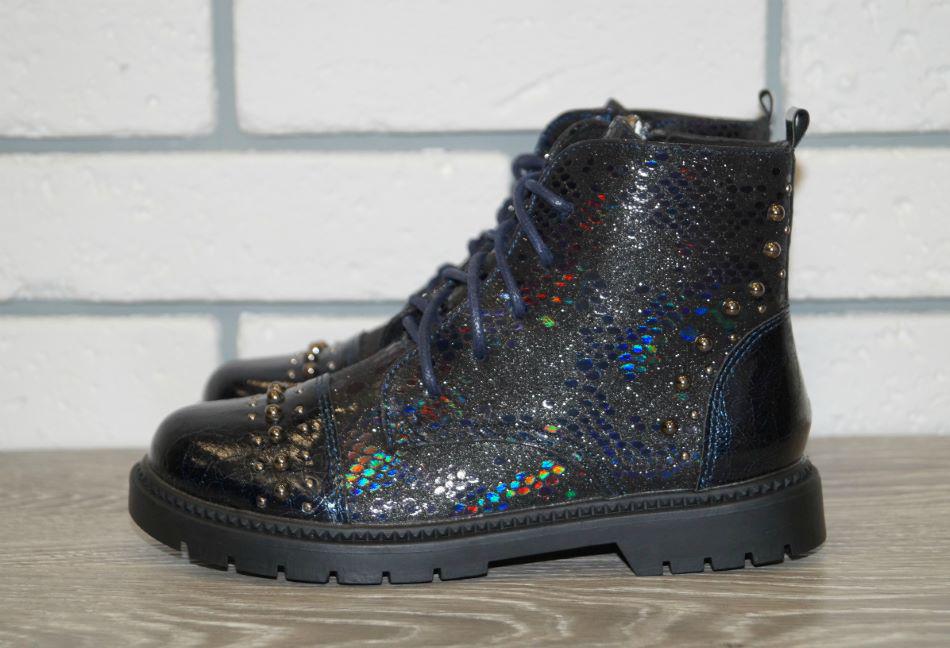 Демисезонные ботинки Bessky 36 р. 22,5 см Синий (30025-36)