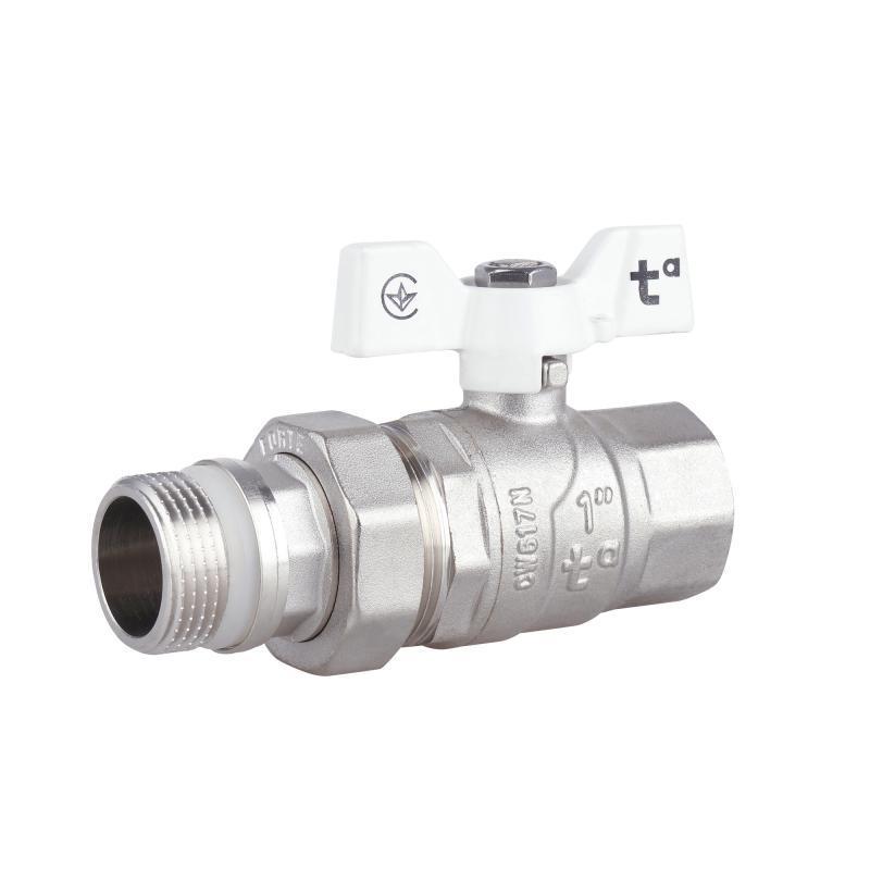 Кран шаровой Американка Thermo Alliance Forte 1" с антипротечкой прямой (SF222W25)
