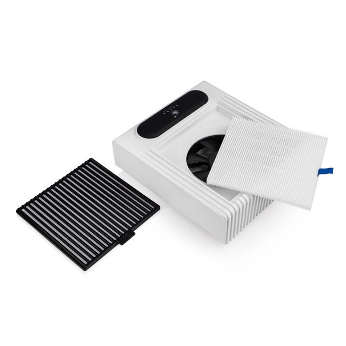 Витяжка для манікюру BUCOS Cyclone V1 з НЕРА-фільтром 100 Вт White (33748155) - фото 3 Витяжка для манікюру BUCOS Cyclone V1 з НЕРА-фільтром 100 Вт White (33748155) - фото 3
