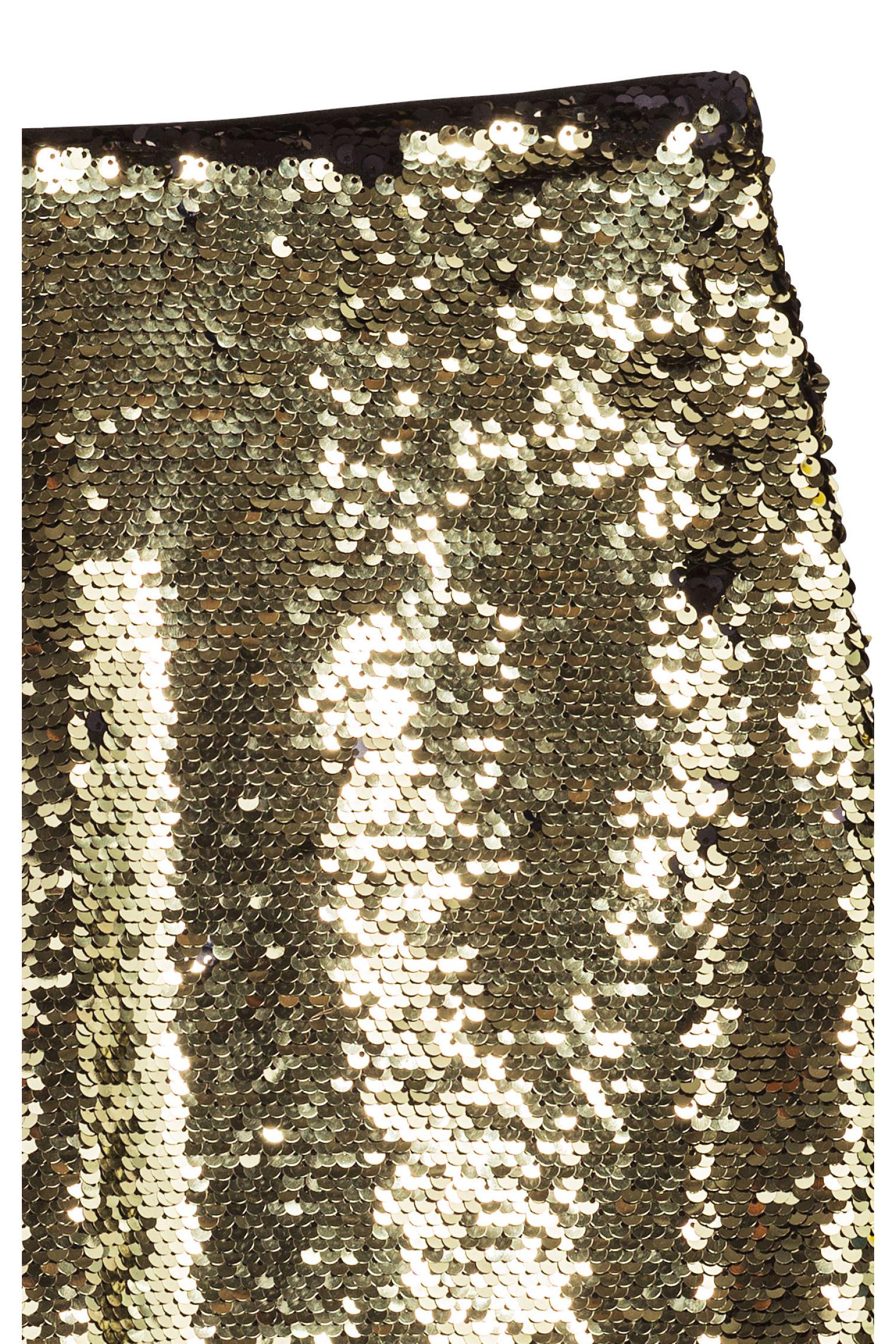 Юбка с пайетками р. 36 Золотистый/черный (4879004dm) - фото 3 Юбка с пайетками р. 36 Золотистый/черный (4879004dm) - фото 3