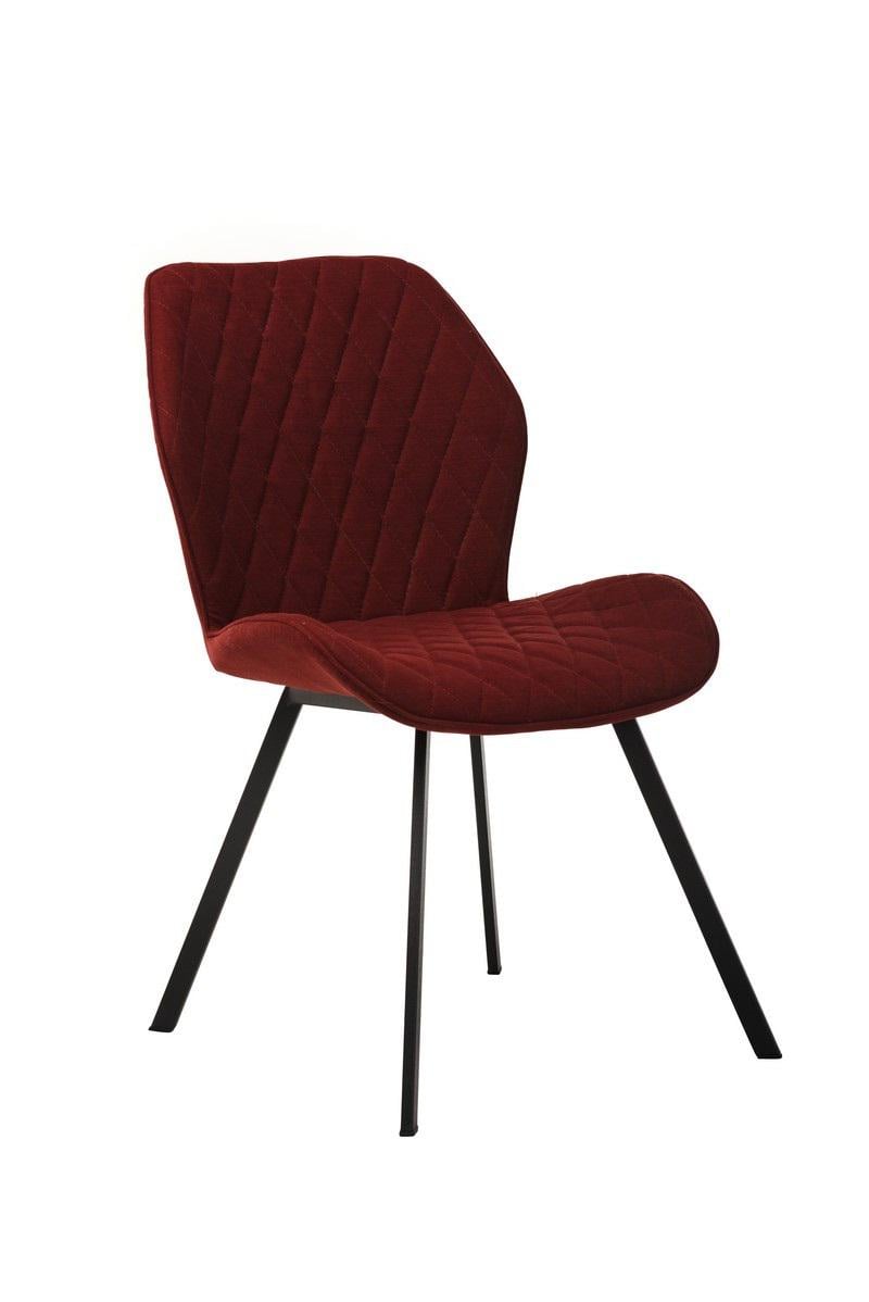 Стул кухоннный Vetro Mebel М-40 Черный/Бордовый