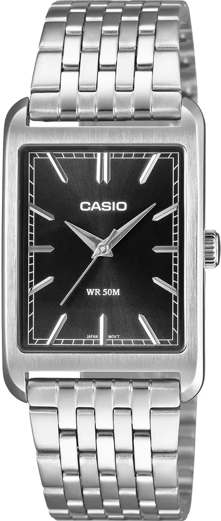 Наручные часы мужские Casio Timeless Collection MTP-B215D-1A со стальным корпусом Черный (3161124672)