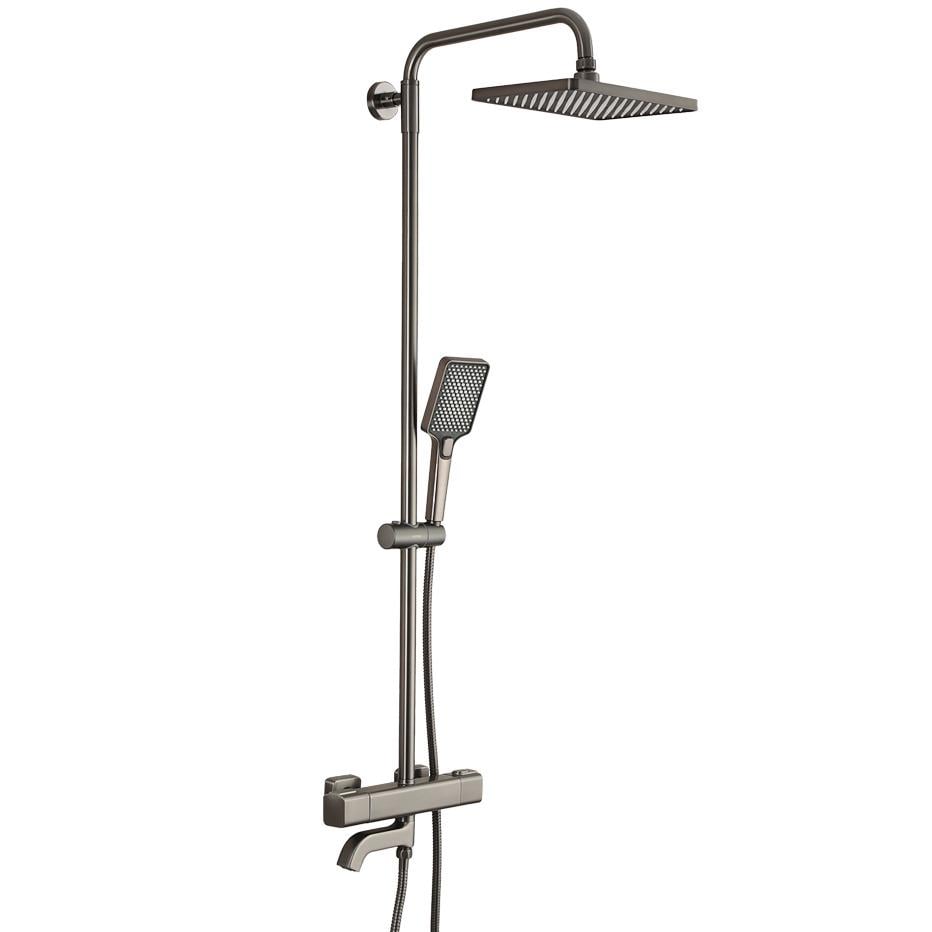 Душевая система с термостатом Gappo G2491-9 Графитовый (258175)