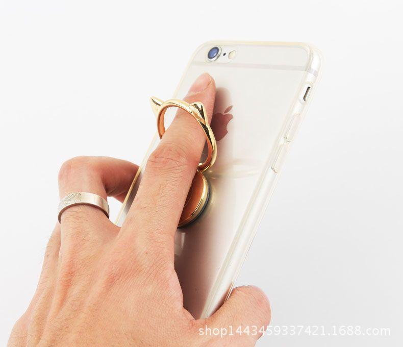 Кільце-тримач для смартфона Cat Чорний - фото 5 Кільце-тримач для смартфона Cat Чорний - фото 5