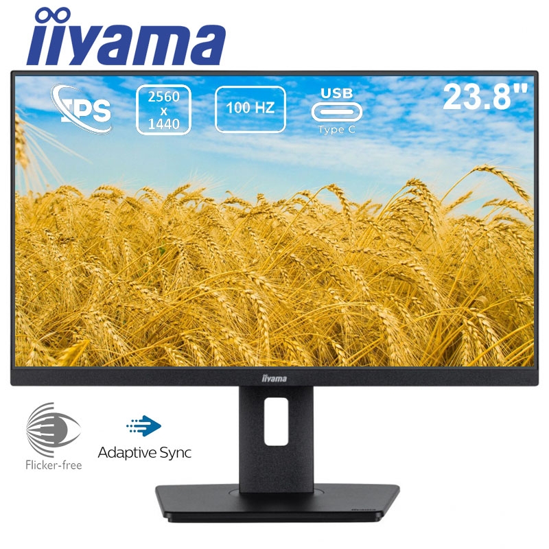 Монитор Iiyama XUB2492QSU-B1 безрамочный IPS 2560x1440 QHD 24" 4W (26832361) - фото 4 Монитор Iiyama XUB2492QSU-B1 безрамочный IPS 2560x1440 QHD 24" 4W (26832361) - фото 4