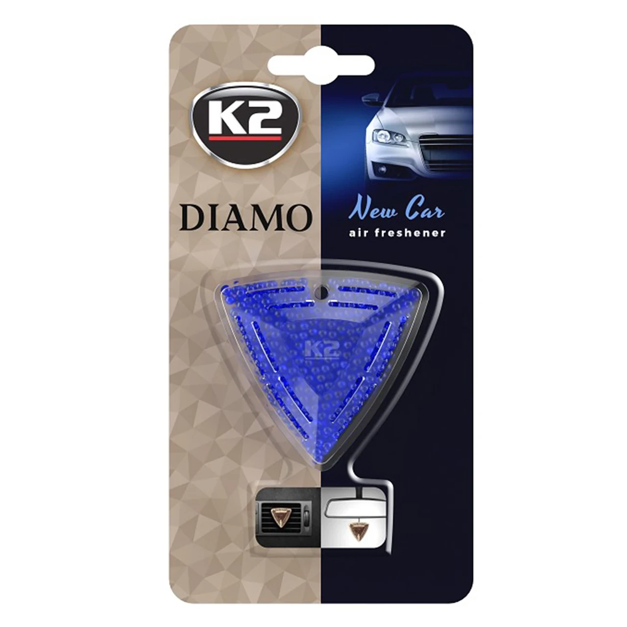 Ароматизатор для салона авто K2 Diamo Новое авто 15 г (V88NCA)