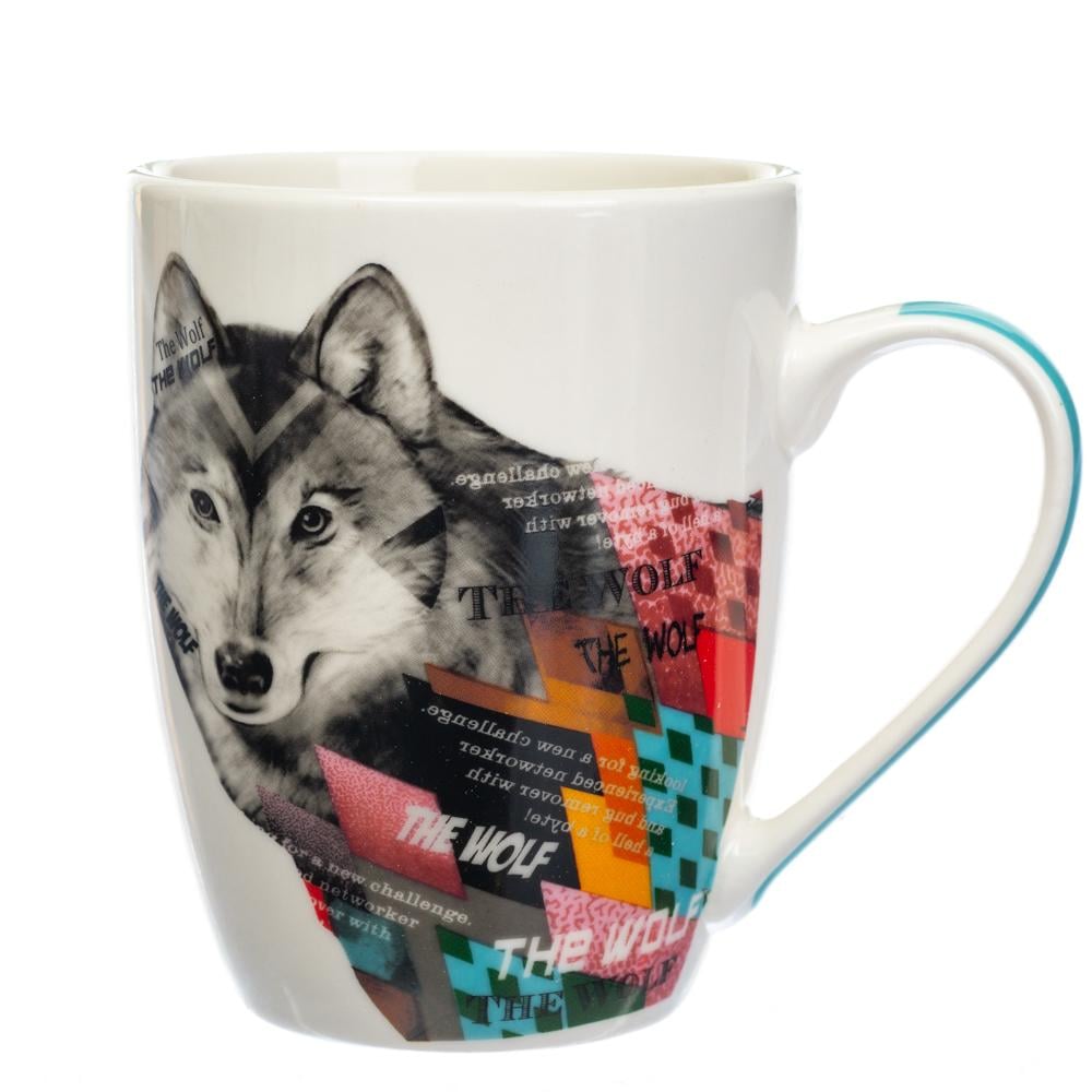 Кружка керамическая Elisey Animals 350 мл Волк (8803-020)