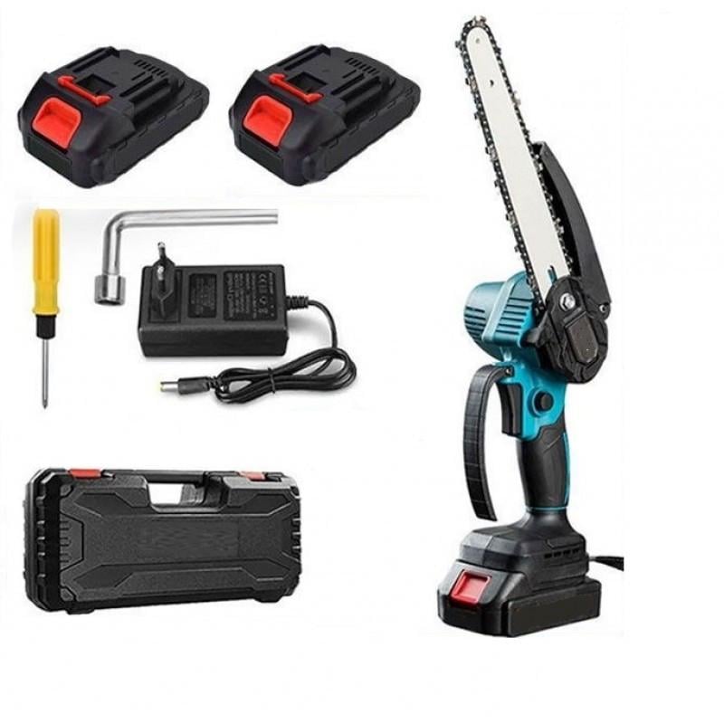 Пила акумуляторна міні Chain SAW TL 0800 ланцюгова 48V шина 8" з 2 АКБ (8488)