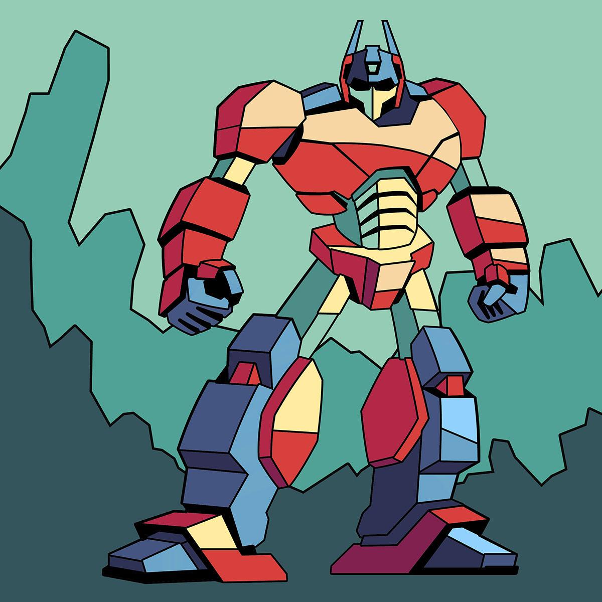 Картина по номерам Santi Робот 25x25 см (Top-954603)