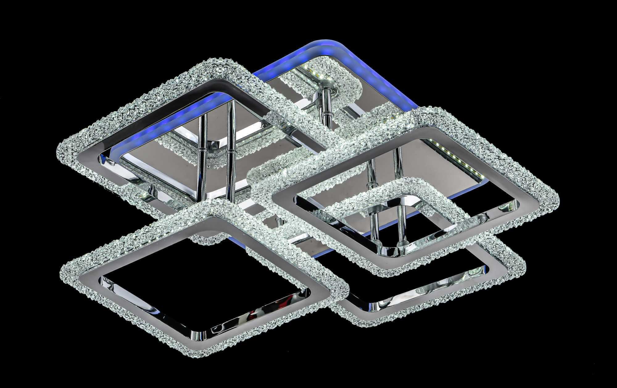 Люстра світлодіодна з пультом Valeso V 3202A-2+2C CR акрилова - фото 3 Люстра світлодіодна з пультом Valeso V 3202A-2+2C CR акрилова - фото 3
