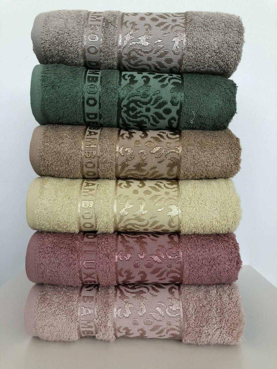 Набор полотенец Cestepe Bamboo Damaks 70х140 см 6 шт. (22877)