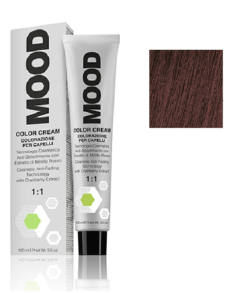 Крем-фарба для волосся Мood Сolor з аміаком 100 мл 5/86 Світло-шоколадний коричневий