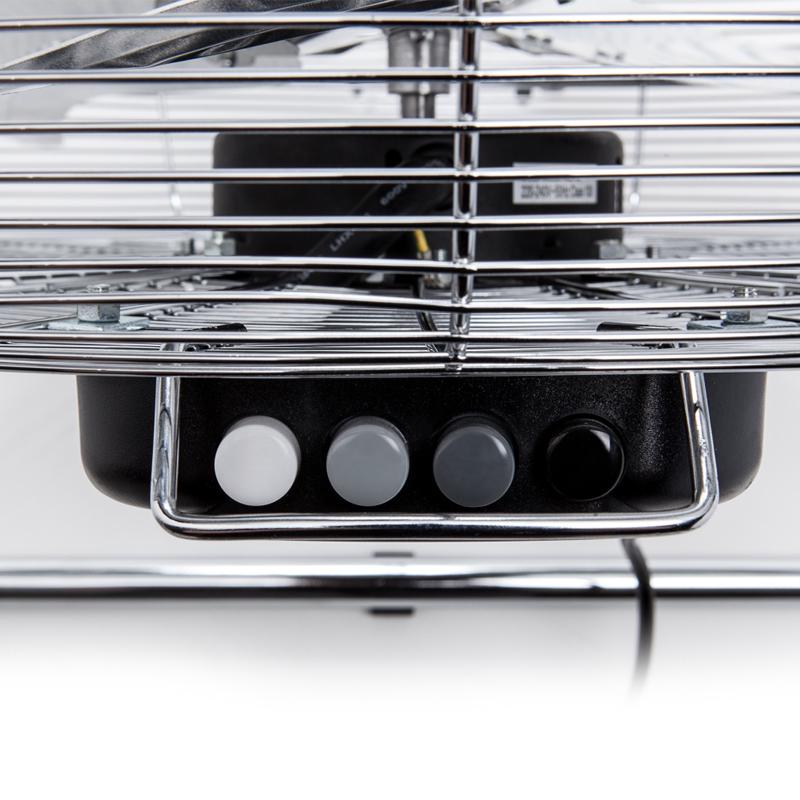 Вентилятор електричний підлоговий Camry 200 Вт з хромованої сталі кут нахилу 125° 3 швидкості (CR 7306) - фото 4