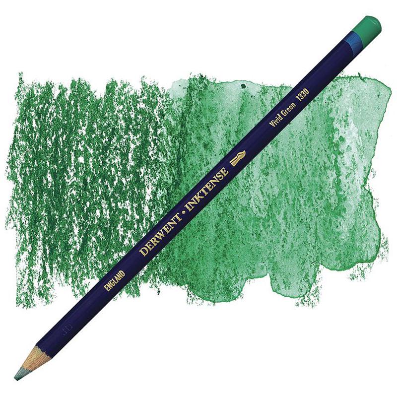 Карандаш акварельный Derwent Inktense чернильный 1330 Ярко-зеленый (2301881)