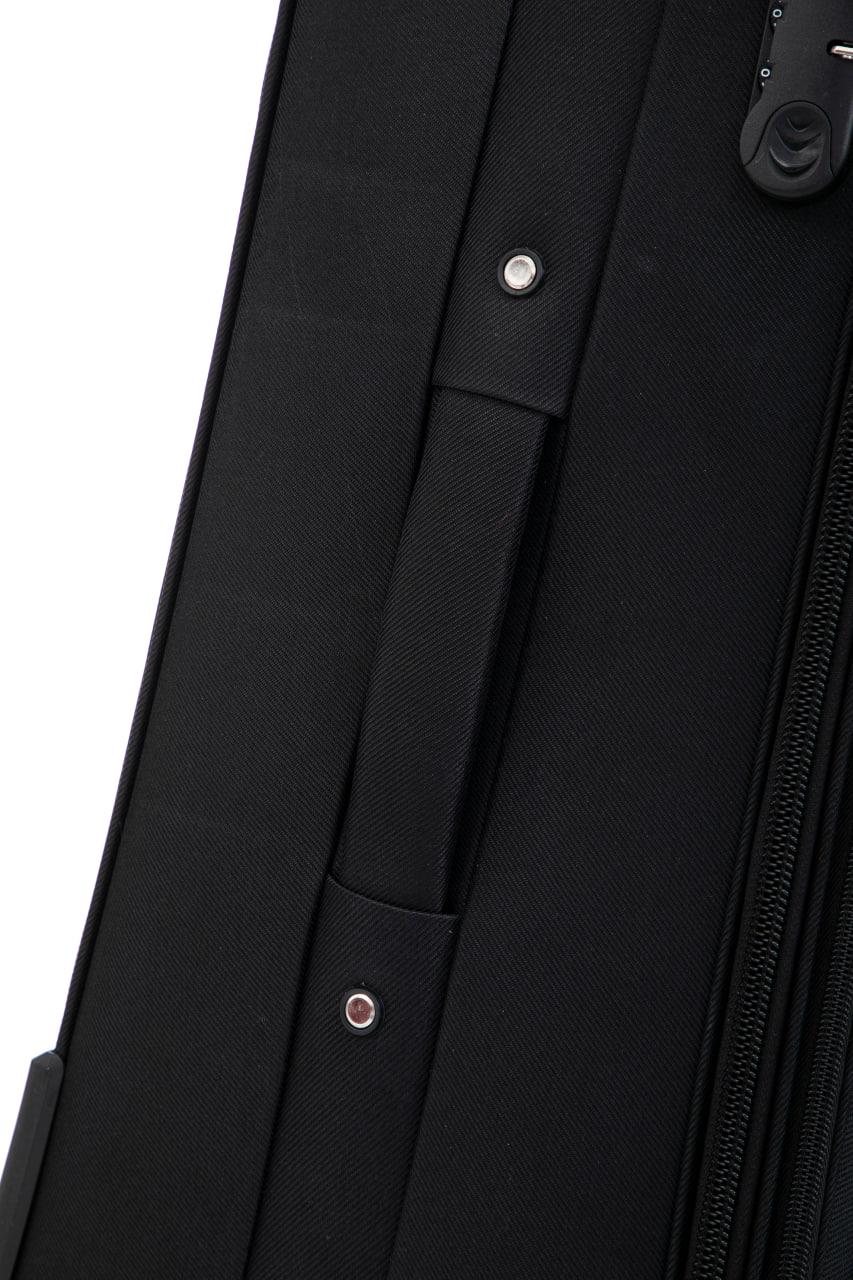 Чемодан Bonro Tourist 4 колеса невеликий Чорний (2199) - фото 9