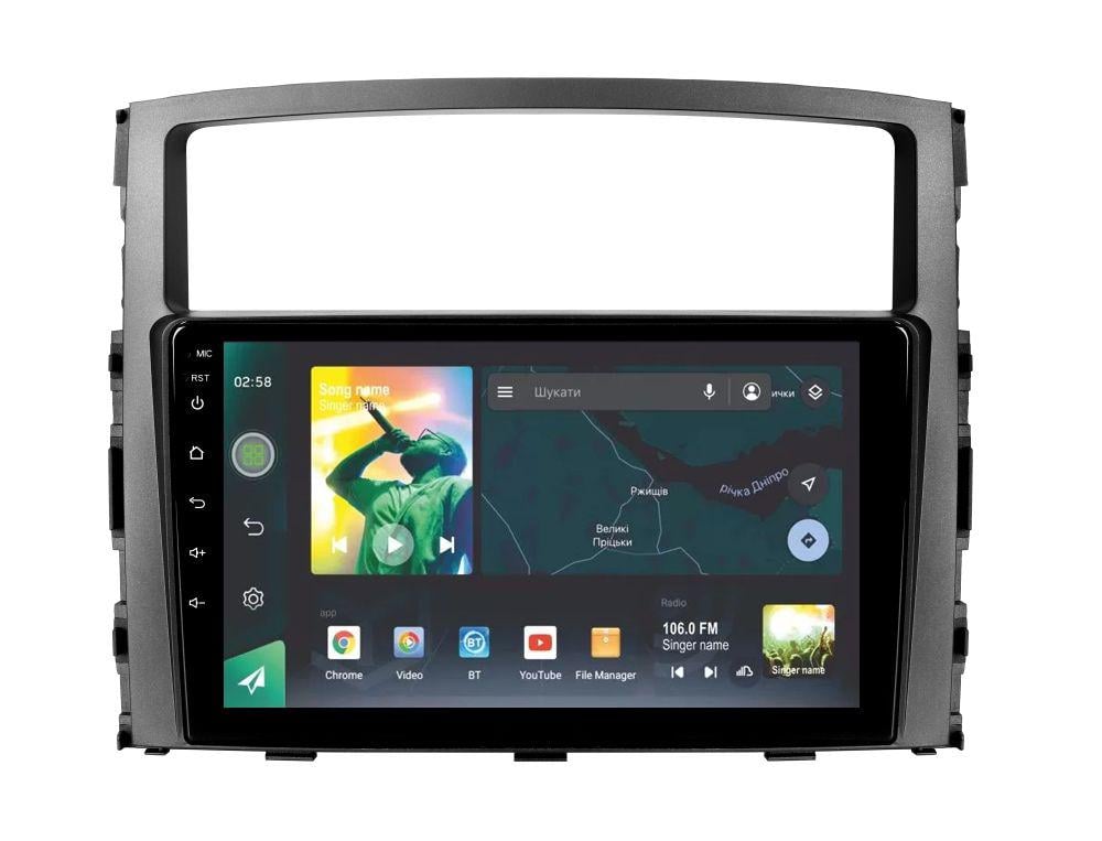 Автомагнитола штатная Sigma X9464 4/64 GB для Mitsubishi Pajero 4 V80/V90 2006-2014 A 9" (AR-72007)