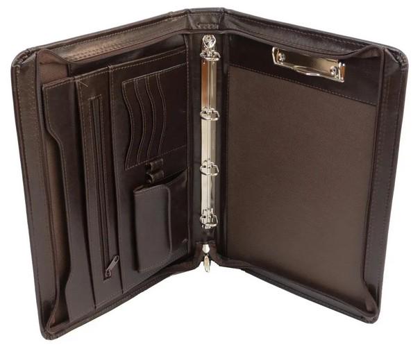 Папка деловая из искусственной кожи JPB Коричневый (super325_AK-19N brown)