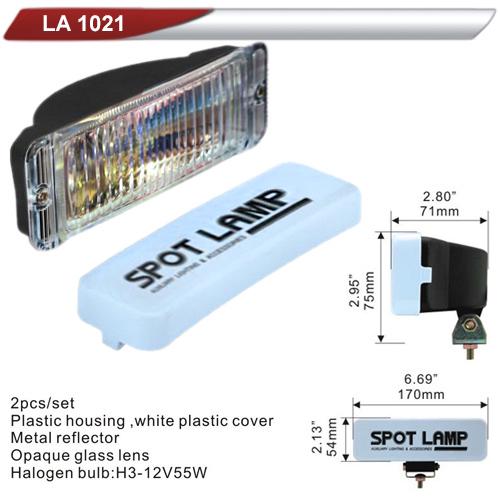 Фара дополнительная DLAA 1021-RY H3-12V-55W 170х54 мм (37701)