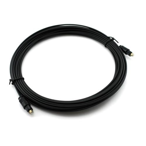 Оптический аудио кабель Toslink 10 м OD2.2 Black (2991)
