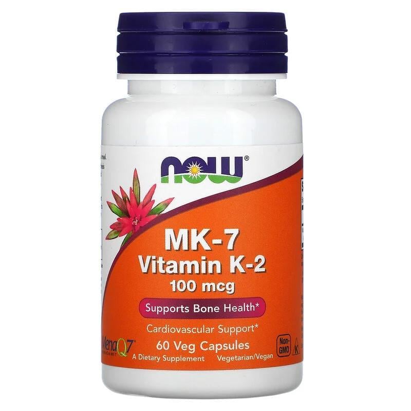 Витамин К-2 МК-7 Now Foods 100 мкг 60 капс. (1095393602)