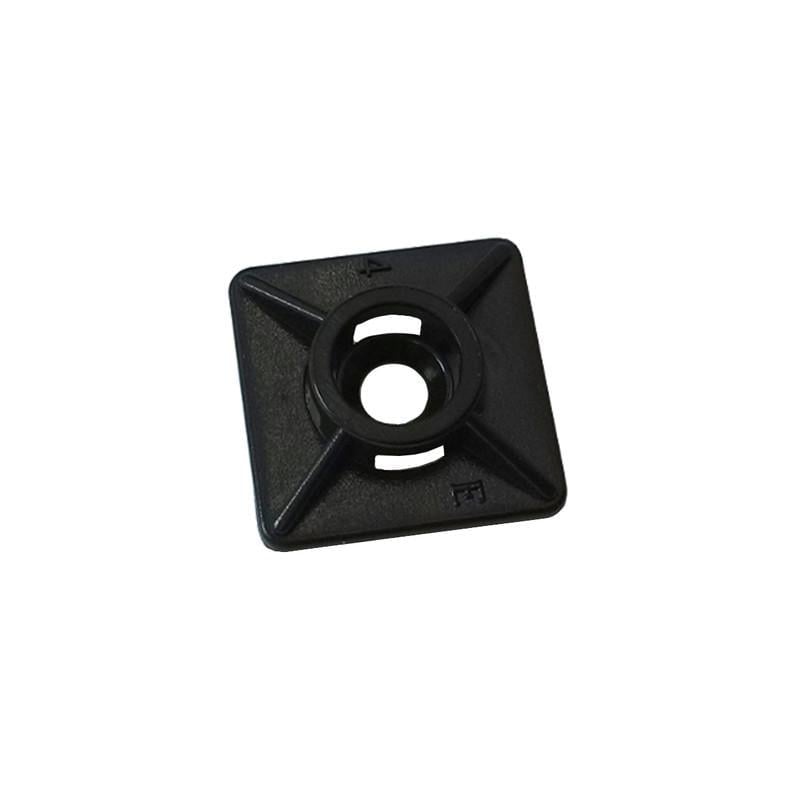 База для двух хомутов/стяжек Elematic 27х27 мм нейлон 100 шт. Черный (JS0010000CTB2727N0)