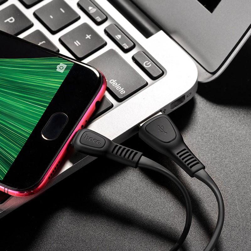 Кабель дата Hoco X40 Noah USB MicroUSB 1 м Black (00000038310_2) - фото 6 Кабель дата Hoco X40 Noah USB MicroUSB 1 м Black (00000038310_2) - фото 6