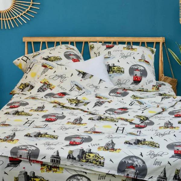 Комплект постельного белья Viluta ранфорс 19022 евро (09960)