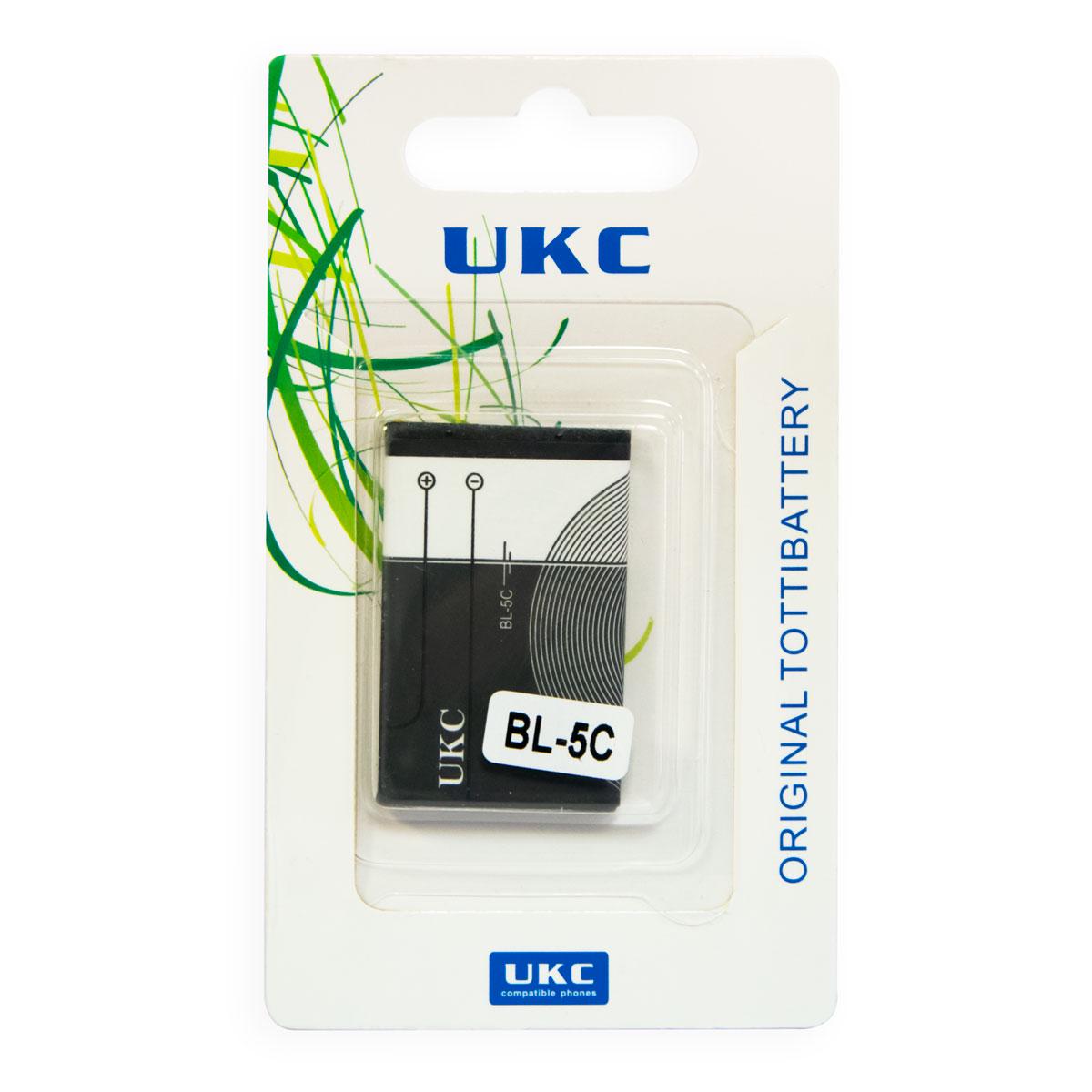 Аккумулятор для телефона UKC Bl-5C 1020 mAh 3,7 V Серый (1009031-Black)
