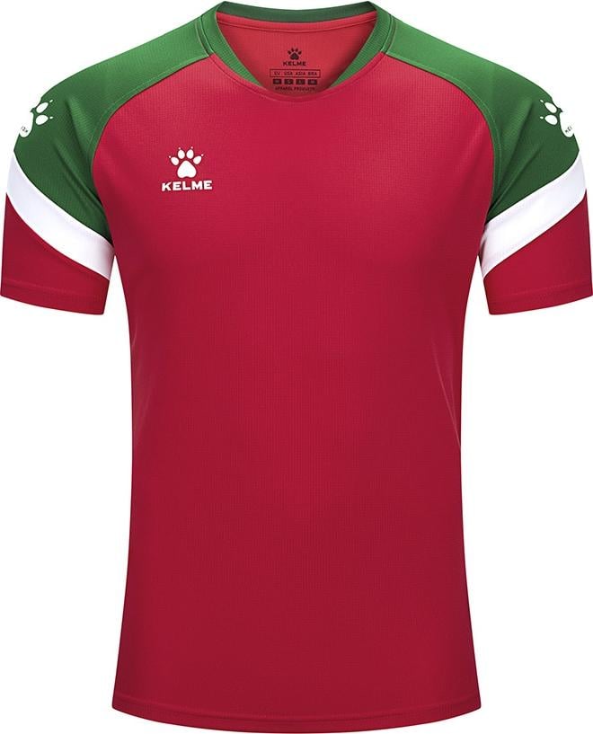 Футболка KELME BRAVO 7351TX1092.6013 2XL Зелено-красный