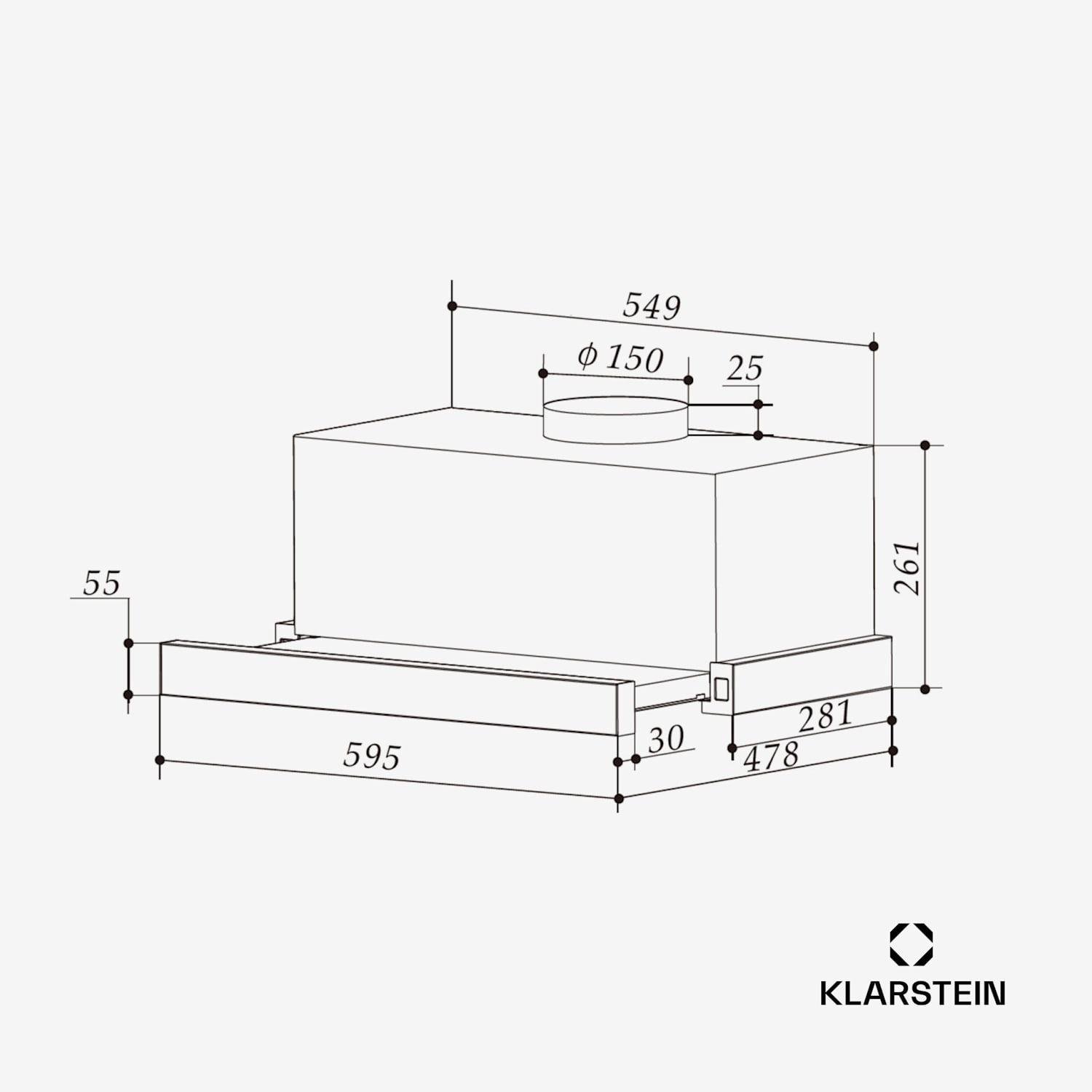 Вытяжка KLARSTEIN Viola (10045311) - фото 5
