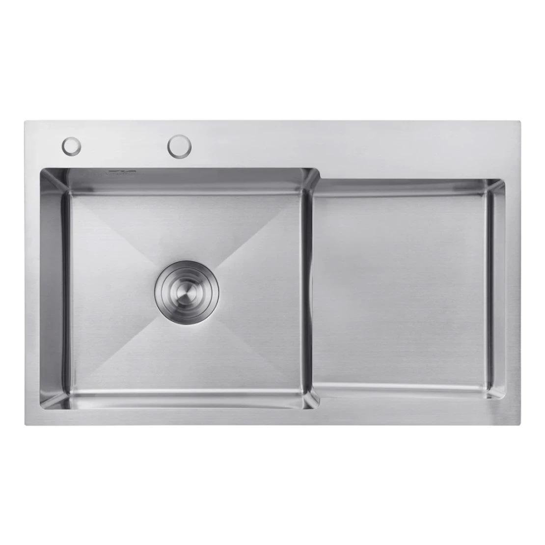 Мийка кухонна Kroner CV030021 з нержавіючої сталі прямокутна 780x490 мм 1 мм (25960743)