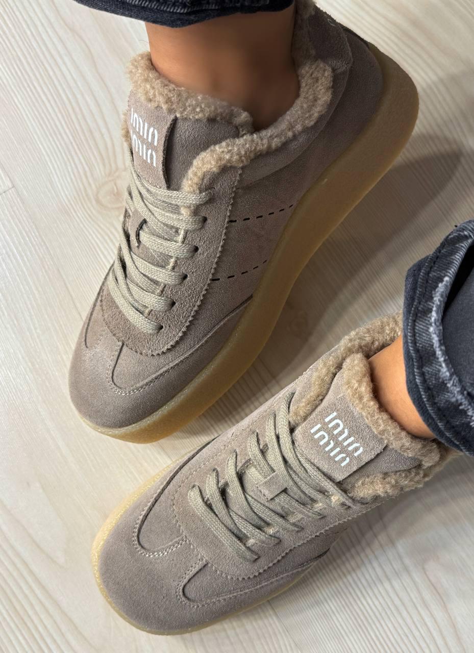 Кеди жіночі Hengji 633-5 утеплені замшеві на хутрі р. 38 Бежевий (5388) - фото 5 Кеди жіночі Hengji 633-5 утеплені замшеві на хутрі р. 38 Бежевий (5388) - фото 5