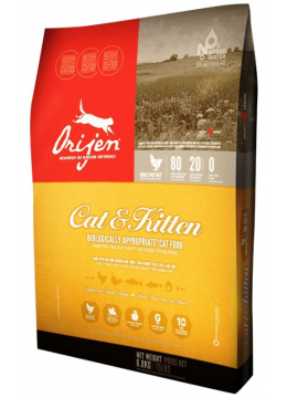 Корм сухой Orijen Cat & Kitten 5,4 кг - фото 2 Корм сухой Orijen Cat & Kitten 5,4 кг - фото 2