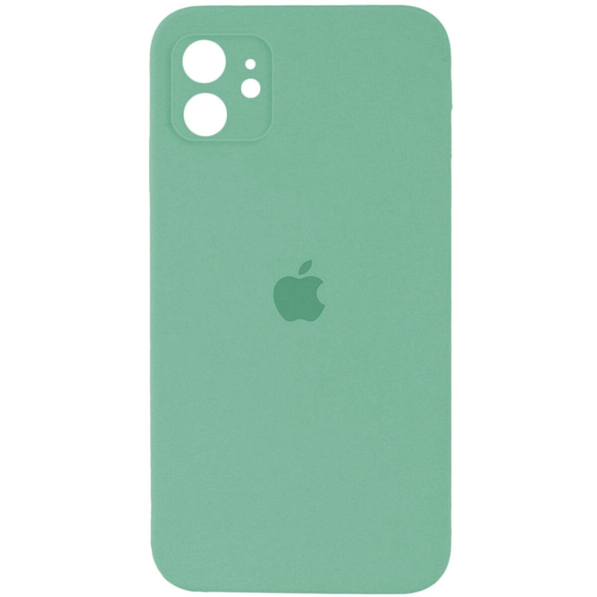 Противоударный чехол для Apple iPhone 12 Silicone Full Case AA Camera Protect / Spearmint