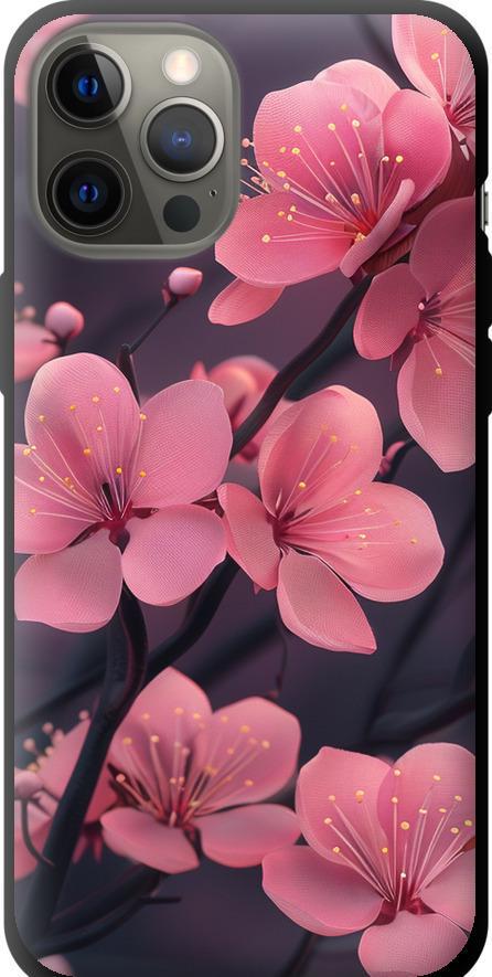 Чехол на iPhone 12 Pro Max Пурпурная сакура (6075b-2054-42517)