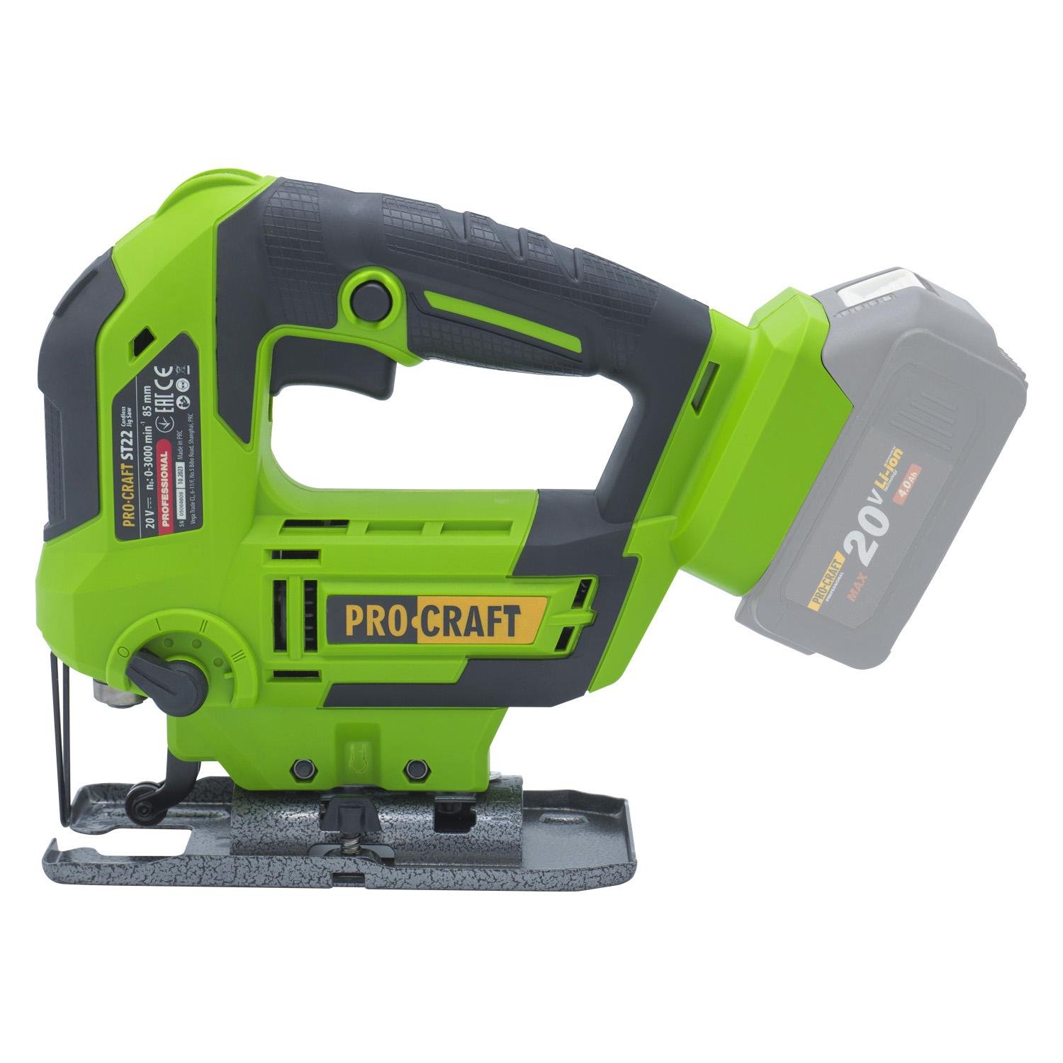 Лобзик акумуляторний ProCraft ST22 без акб та зп (030229)
