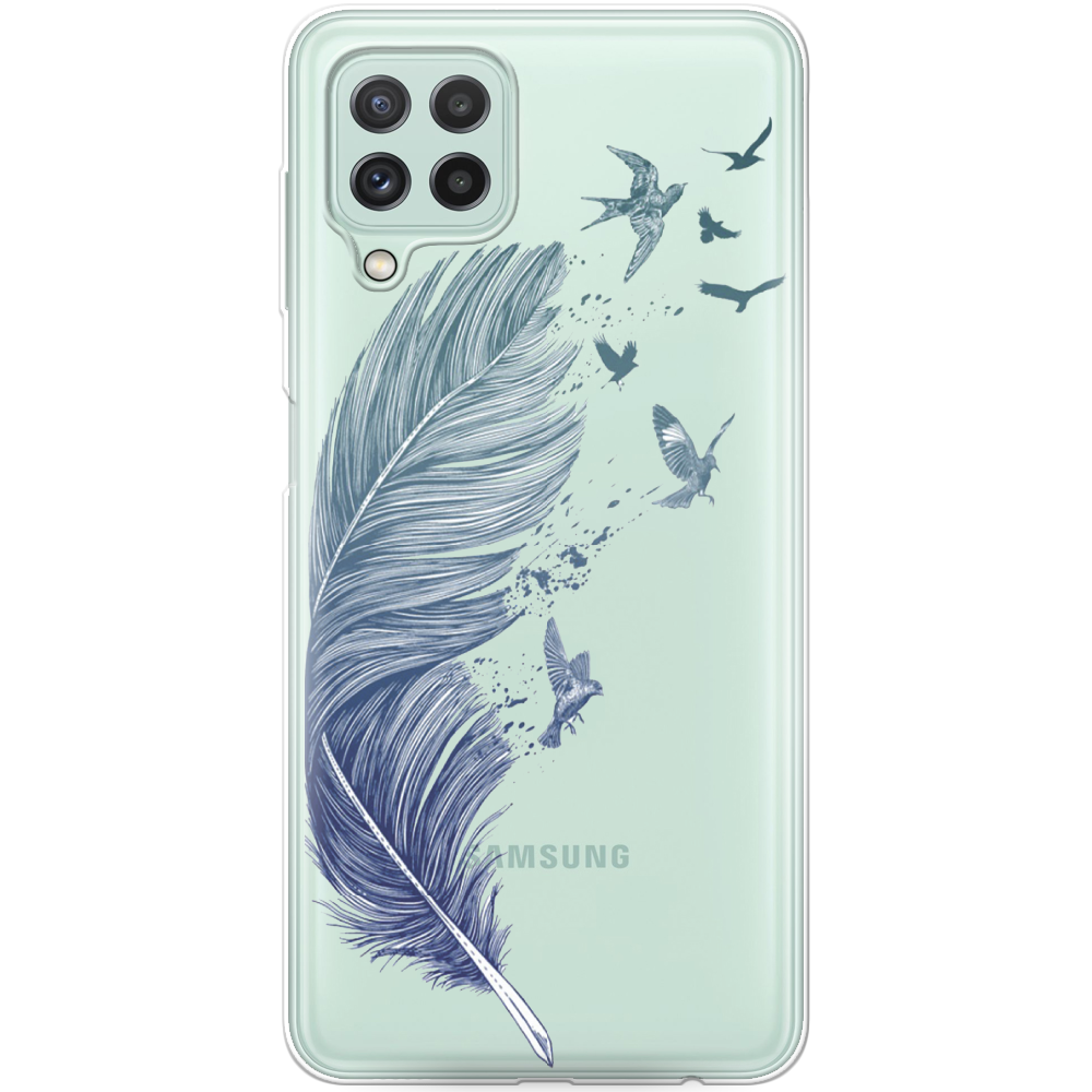Чехол Boxface Samsung A225 Galaxy A22 Feather Прозрачный силикон (42748-cc38-42748)