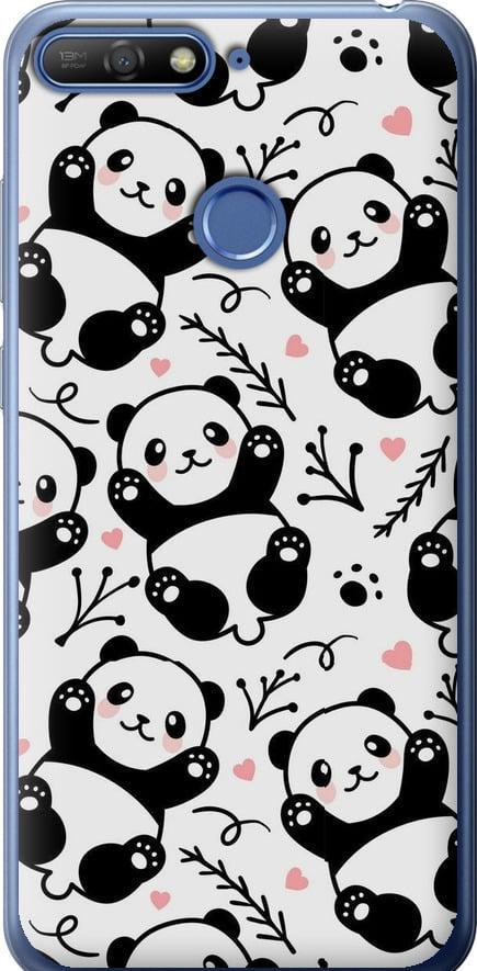 Чехол на Huawei Y6 Prime 2018 Панды (4318u-1441-42517)