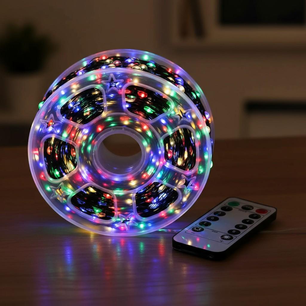 Гірлянда-нитка Роса мережева з пультом на мідному дроті 200 м 2000LED Зелений/Різнокольоровий (2000L200MGML) - фото 1 Гірлянда-нитка Роса мережева з пультом на мідному дроті 200 м 2000LED Зелений/Різнокольоровий (2000L200MGML) - фото 1