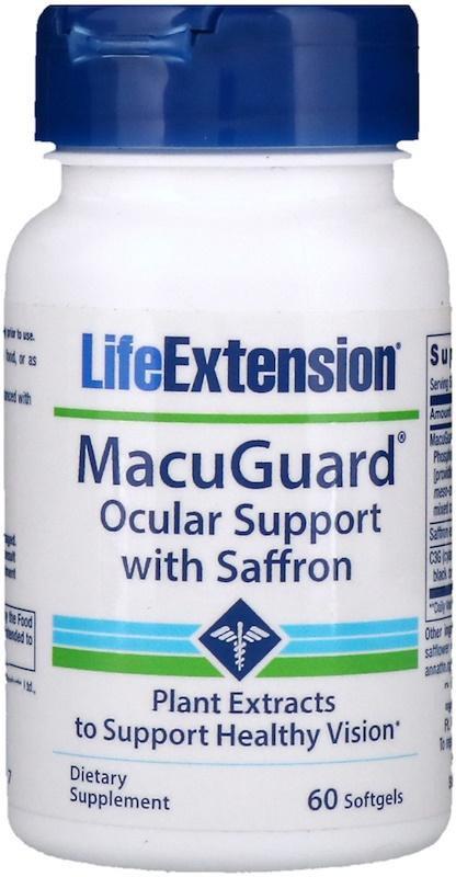 Комплекс для здоровья глаз Life Extension MacuGuard Ocular Support 60 softgels